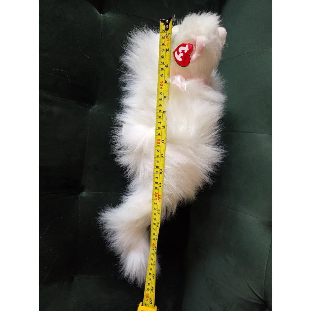 Ty Classic SUGAR White Long Hair Persian Cat 12